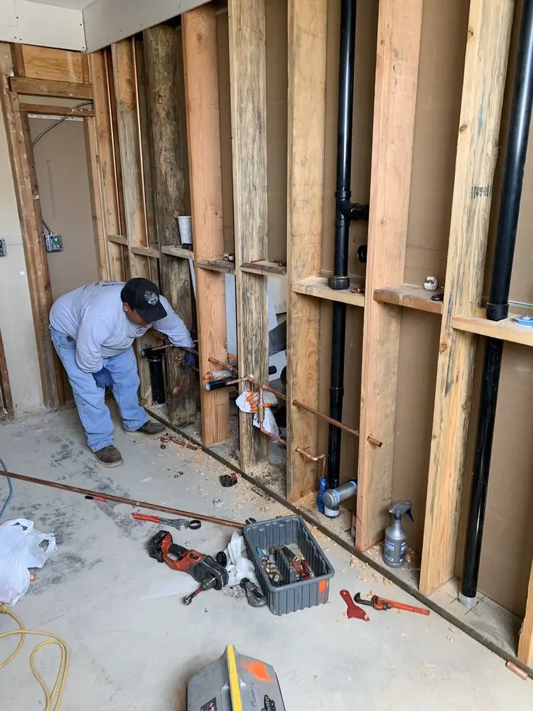 Commercial rough-in plumbing for Gas Line Repair in Emerald